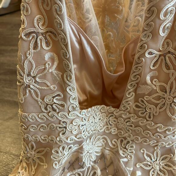 NWT Sue Wong Beaded Sequin Dress Size 0 Art Deco Gatsby Formal‎ Cocktail Gown - Picture 12 of 16